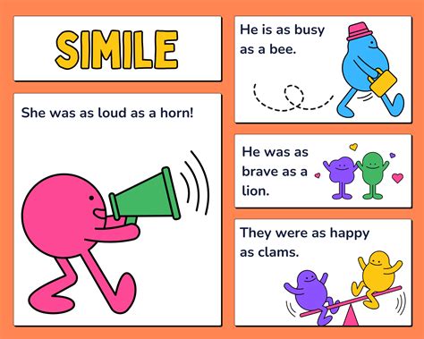 Examples of Similes 的图像结果