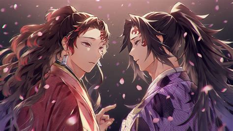 Yoriichi Tsugikuni and Kokushibo Anime Wallpaper 4k for Desktop ID:12255