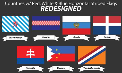 REDESIGN - I redesigned all the European flags that feature red, white ...