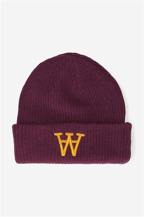 Wood Wood wool beanie red color at PRM US