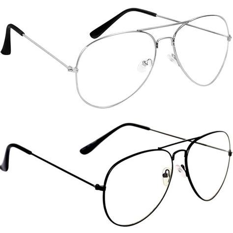 Buy Dervin Unisex Adult Aviator Sunglasses White Frame, Transparent ...