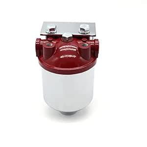 Adium Large Fuel Filter Chrome ish 3/8in NPT Inlet Outlet 10 Micron ...