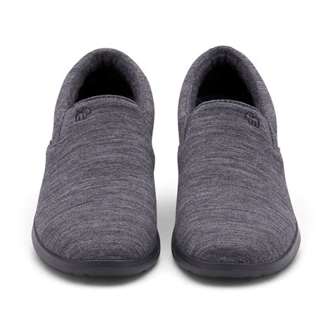 Merinos Men's Slip Ons - Australian Merino Wool Shoes - All Grey