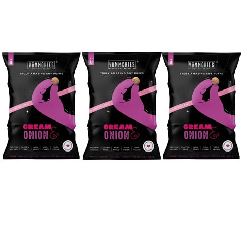 Yummchies Protein-Packed Soy Puffs - Gluten-Free, Non-Fried, High in ...