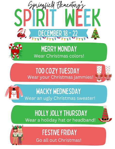 Celebrate Christmas Spirit Week with TeacherThings3