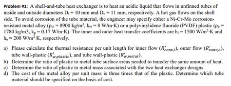 Image result for Heat Exchanger Sample Problem Shell and Tube
