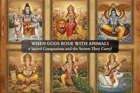 When Gods Ride Animals- Learn the Meaning of Sacred Vahanas!