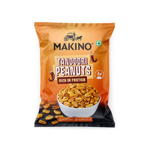 Makino Assorted Roasted Peanuts | Each 43gm | Pack of 5 | Tandoori, Ni ...