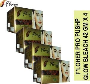 F'loher PRO Pushp Glow Bleach 42 Gm x 4 Price in India - Buy F'loher ...