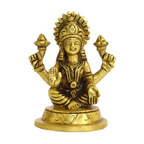 BRASS LAKSHMI IDOL