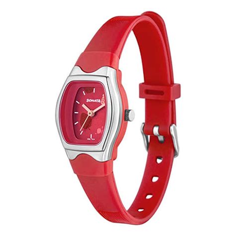 Fastrack - Buy Sonata Analog Red Dial Women's Watch-8989PP11W |Bharat ...