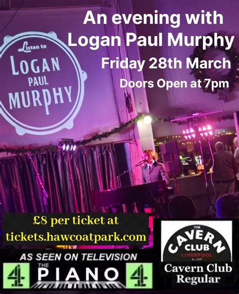 An evening with Logan Paul Murphy Music, Hawcoat Park, Barrow-in ...