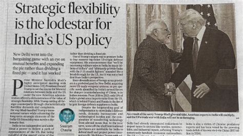 Strategic flexibility is the lodestar for India’s US policy
