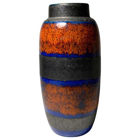Monumental Scheurich Ceramic Floor Vase at 1stDibs