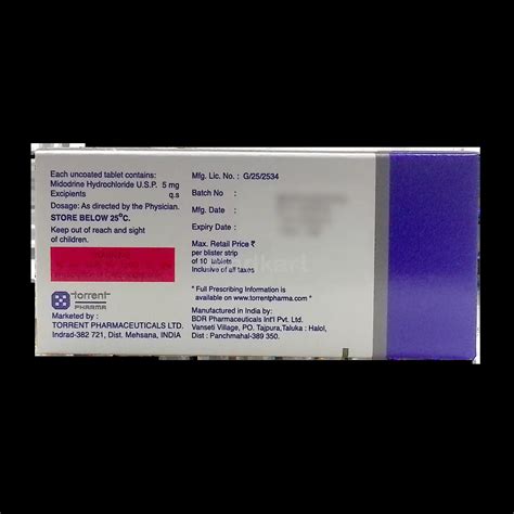 MIDORISE 5MG TABLET 10'S Price, Uses, Side Effects & Substitutes | Medkart