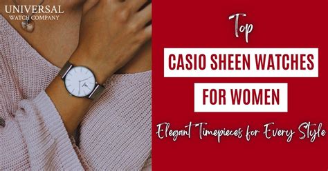 Top Casio Sheen Watches for Women: Elegant Timepieces for Every Style ...