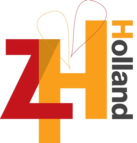 Zh logo monogram circle with piece ribbon style Vector Image