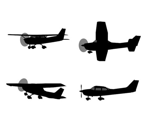 Aircraft silhouette Images - Free Download on Freepik