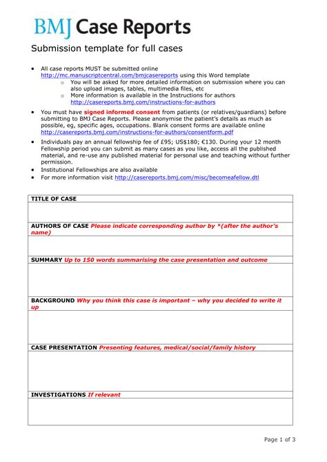 Bmj Case Report Abstract at Daniel Pomeroy blog