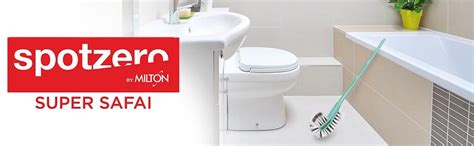 Spotzero by Milton Double Side Normal Bristles Toilet Brush, Multicolor ...