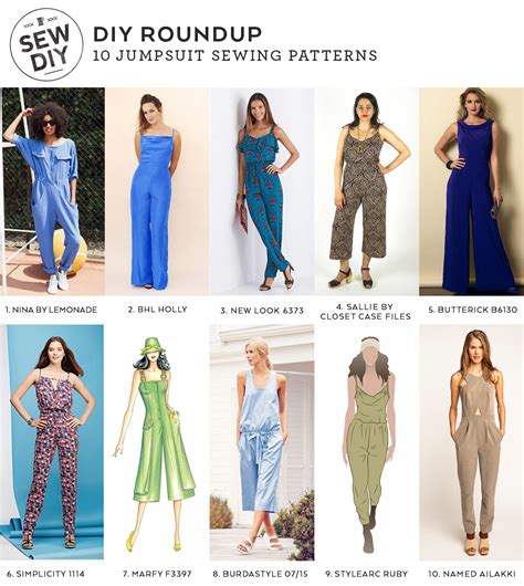 DIY Roundup – 10 Jumpsuit Sewing Patterns — Sew DIY