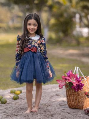 Buy THE PONY & PEONY CO. Vintage Love Dress - Dark Blue (Set of 2) Online