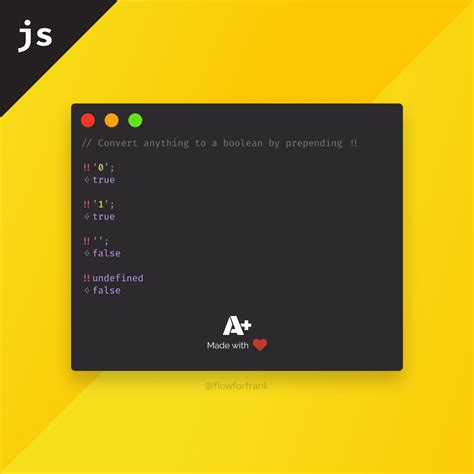 Boolean JavaScript 的图像结果