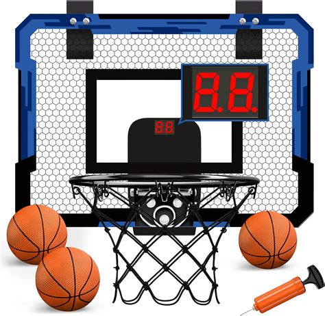 QDRAGON Mini Basketball Hoop for Door, Indoor Basketball Hoop for ...
