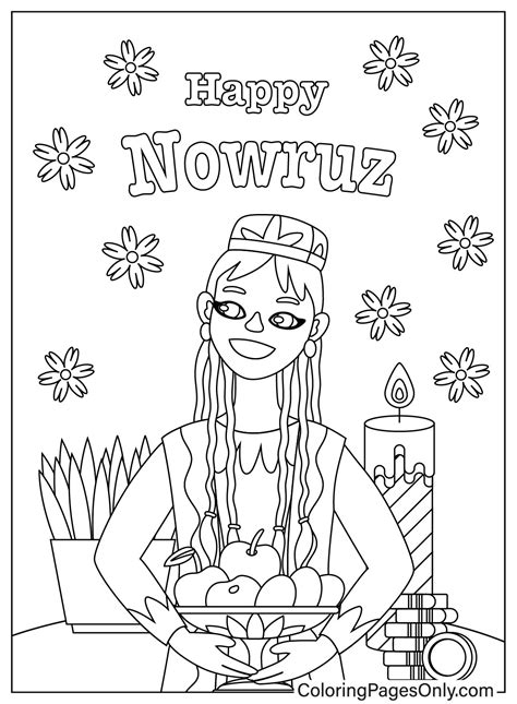 Printable Nowruz Coloring Pages: Celebrate the Persian New Year with Creativity