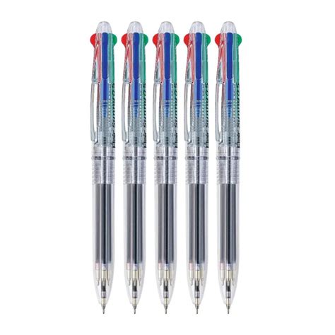 FLAIR Sunny Retractable Ball Pen | Smudge Free | 4 Colors in 1 Pen ...
