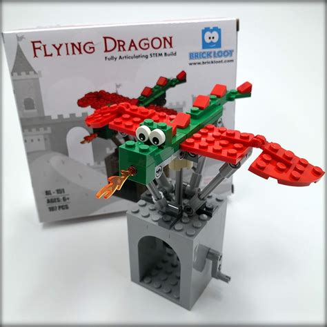 Brick Loot Flying Dragon Castle STEM Technic India | Ubuy