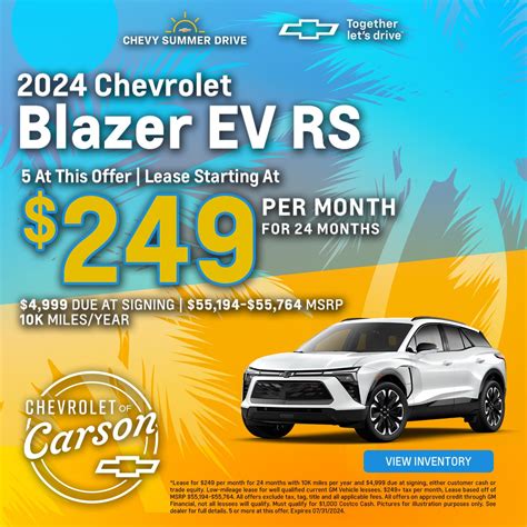 New Chevrolet Vehicle Specials In Carson | Chevrolet of Carson
