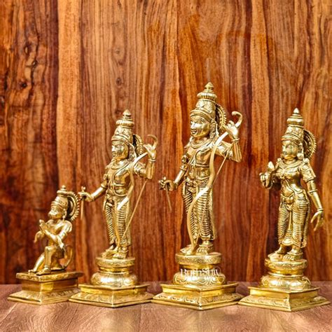 Buy Exquisite 18-Inch Brass Ramdarbar Statues - Budhshiv.com