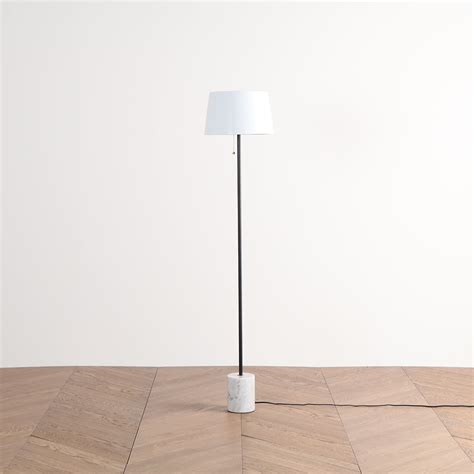 Simple - Elegant Steel Shade Floor Lamp - KANADEMONO