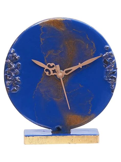 CRAFT SMITH Elegant Epoxy-Resin Round Handmade with Golden Color Shade ...