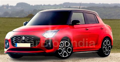 2023 Maruti Swift in Life Like Illustration » Car Blog India