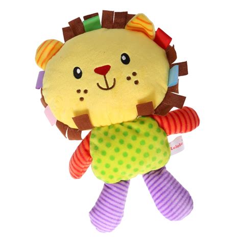Buy Rare Kids Baby Hand Squeeze Built in Bell Colorful Infant Lion ...