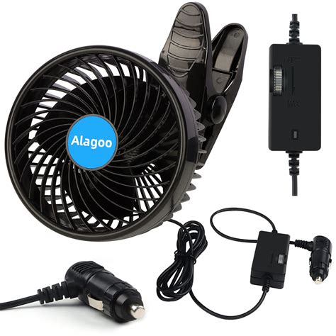 Buy Car Fan 6'' 12V Fan Cool Gadgets Clip Fan for Front Rear Seat ...
