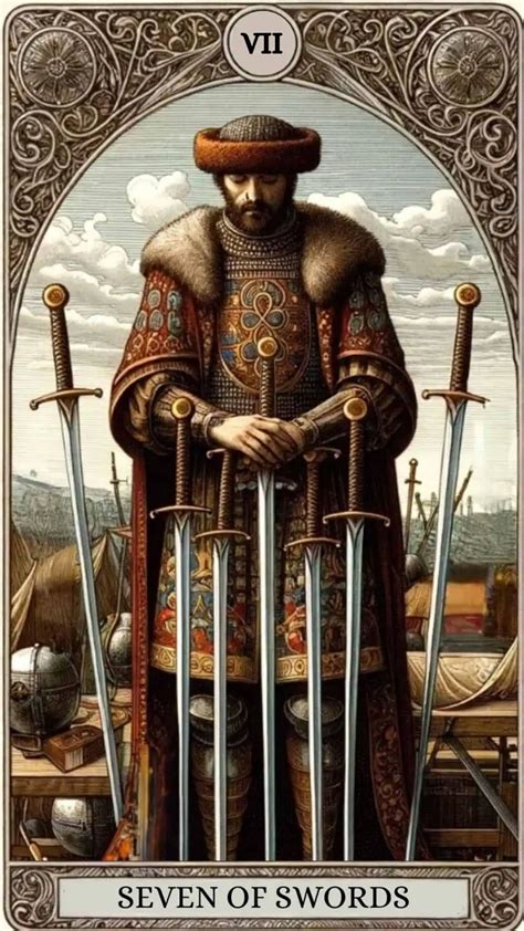 Seven of Swords Tarot Card Meaning