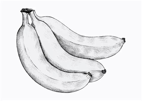 Banana black white Images - Free Download on Freepik
