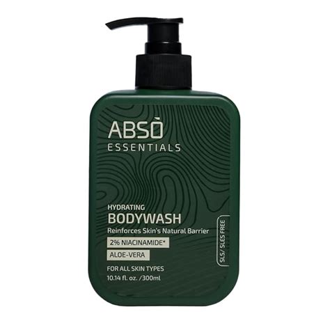 Buy ABSO ESSENTIALS 2% Niacinamide Hydrating Bodywash With Aloe Vera ...