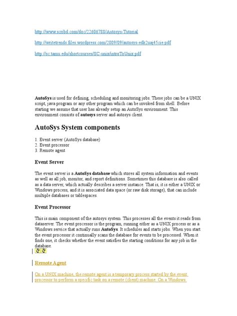 Image result for Trace Command in AutoSys