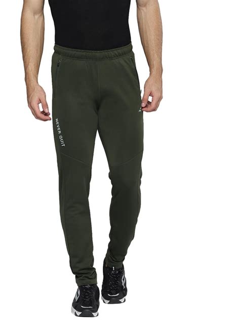 Alcis Men Solid Green Track Pant MTPJA21C9384-S