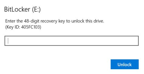 Image result for Recovery Key ID Microsoft