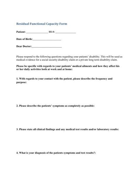 Functional Capacity Test 的图像结果