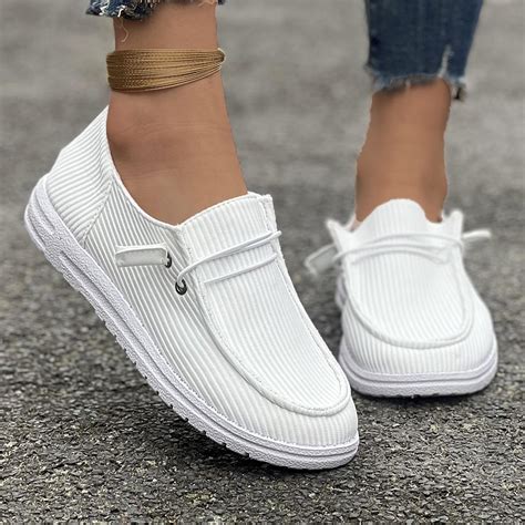 Womens Breathable Boat Shoes for Women, Womens Slip On Shoes Loafers ...