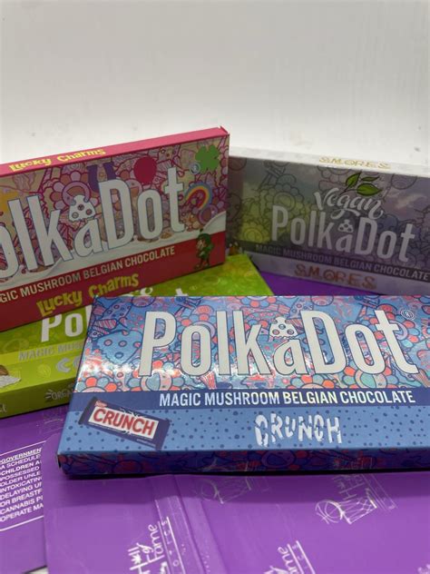 polka dot mushroom chocolate - buy polka dot - mushroom chocolate bars