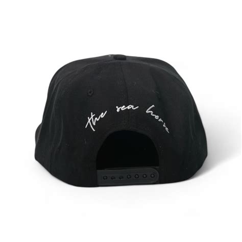 Sea Horse Classic - Black Hip Hop Cap – THE SEA HORSE