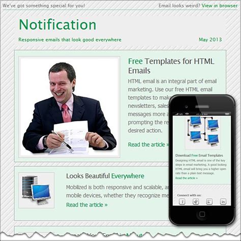Image result for Email Notification HTML Template