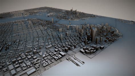 Manhattan New York City 3d Model Sculpture Souveni | canoeracing.org.uk